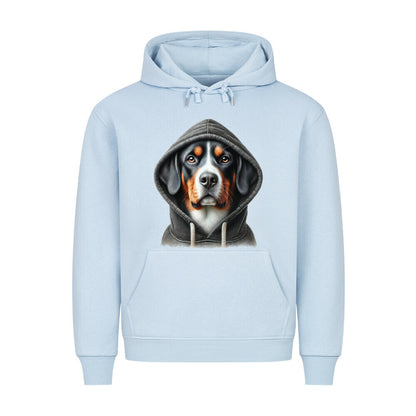 Premium Hoodie "Entlebucher - Hooded" Babyblau – hunde-shirt.de