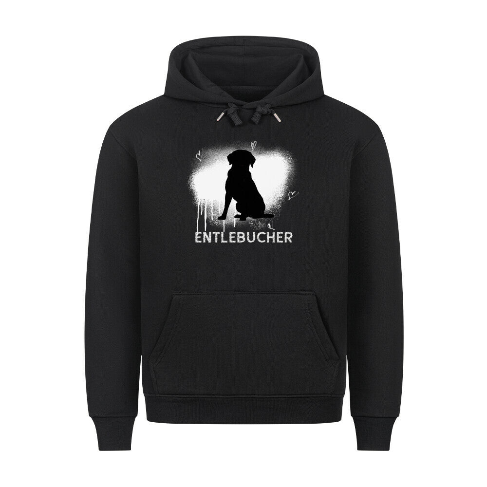 Premium Hoodie "Entlebucher - Brush" Schwarz – hunde-shirt.de