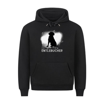 Premium Hoodie "Entlebucher - Brush" Schwarz – hunde-shirt.de