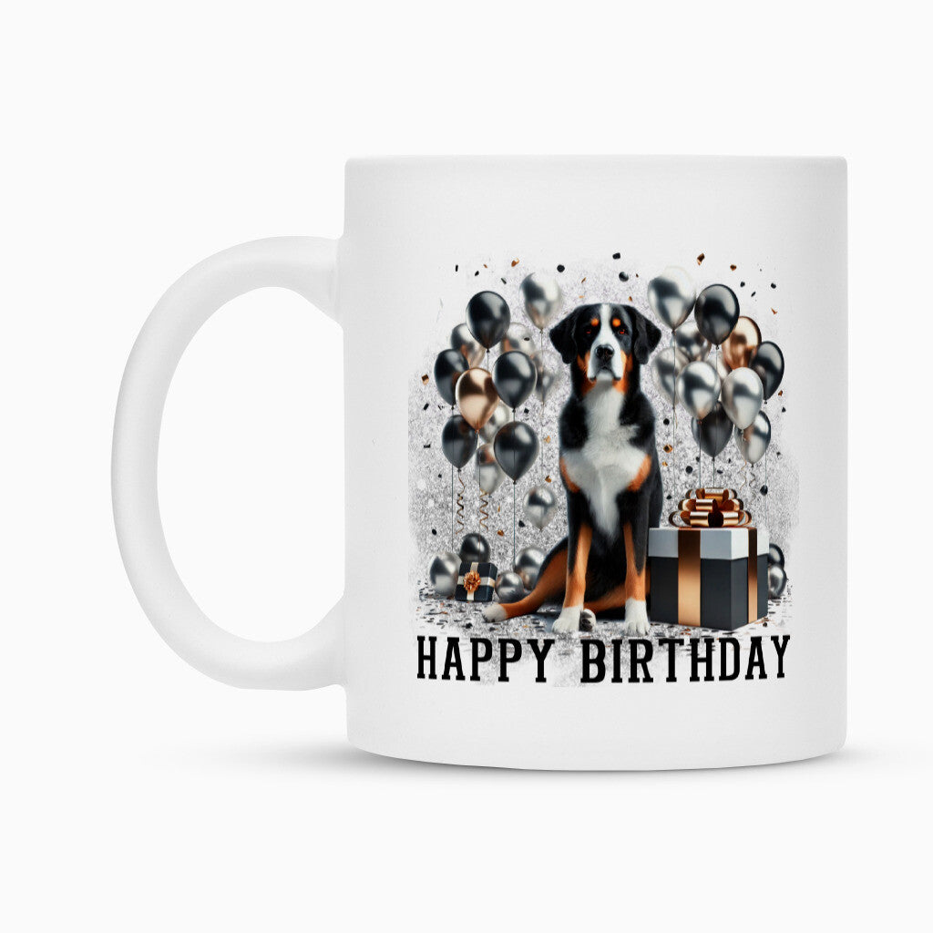 Tasse "Entlebucher - Happy Birthday" – hunde-shirt.de
