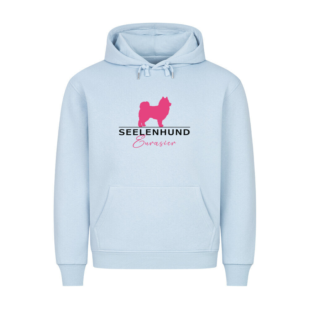 Premium Hoodie "Eurasier - Seelenhund" Babyblau – hunde-shirt.de