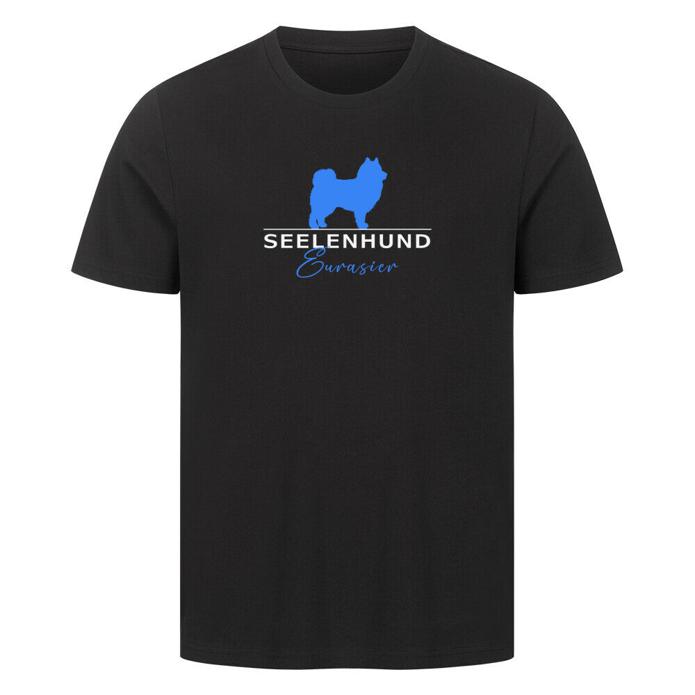 Premium T-Shirt "Eurasier - Seelenhund" Schwarz – hunde-shirt.de