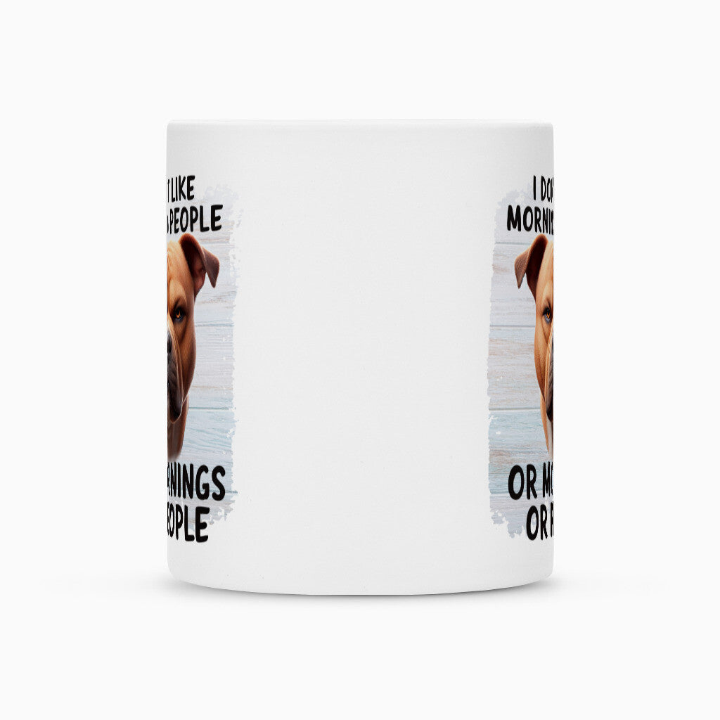 Tasse "Amstaff - Morning People" – hunde-shirt.de