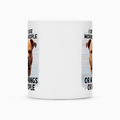 Tasse "Amstaff - Morning People" – hunde-shirt.de