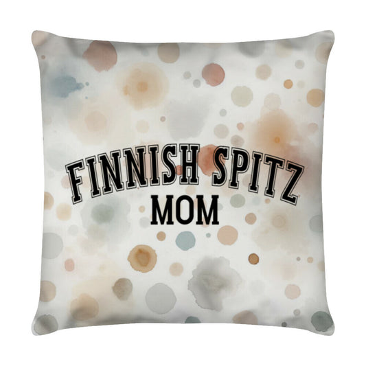 Kissen "Finnischer Spitz - MOM" Weiß – hunde-shirt.de