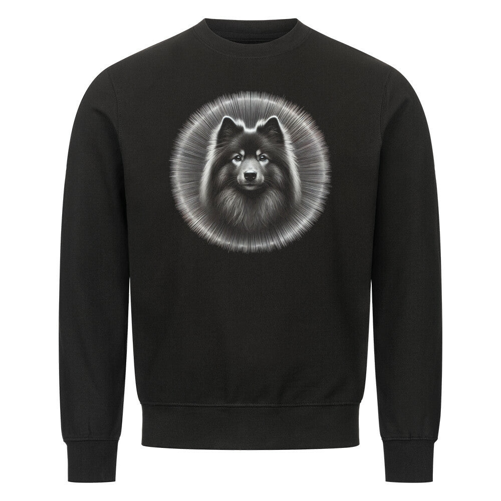 Premium Sweatshirt "Finnischer Spitz - Shine" Schwarz – hunde-shirt.de