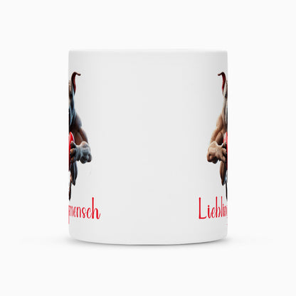 Tasse "Amstaff - Lieblingsmensch" – hunde-shirt.de