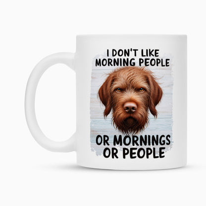 Tasse "Drahthaar Vizsla - Morning People" – hunde-shirt.de