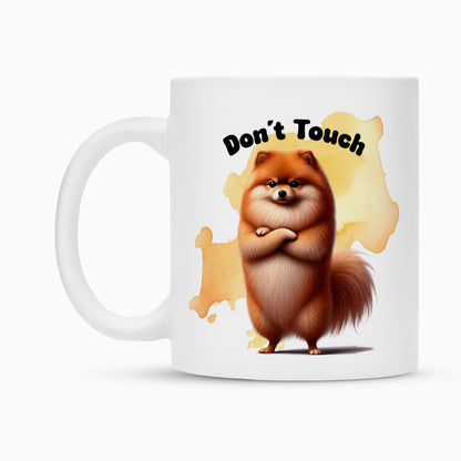 Tasse "Finnischer Spitz - Don´t touch" – hunde-shirt.de