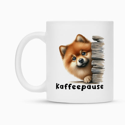 Tasse "Finnischer Spitz - Kaffeepause" – hunde-shirt.de