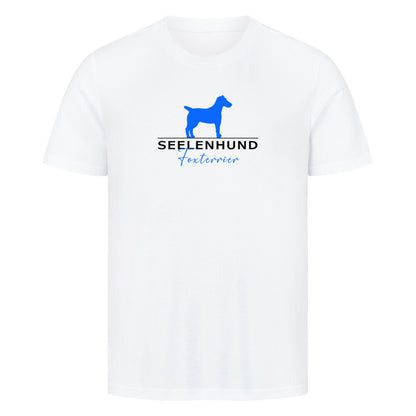 Premium T-Shirt "Foxterrier Smooth - Seelenhund" Weiß – hunde-shirt.de