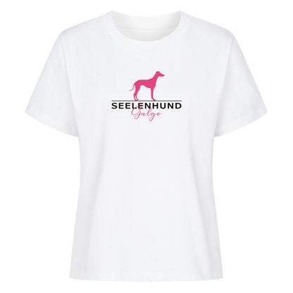 Premium Damen-Shirt "Galgo - Seelenhund" Weiß – hunde-shirt.de