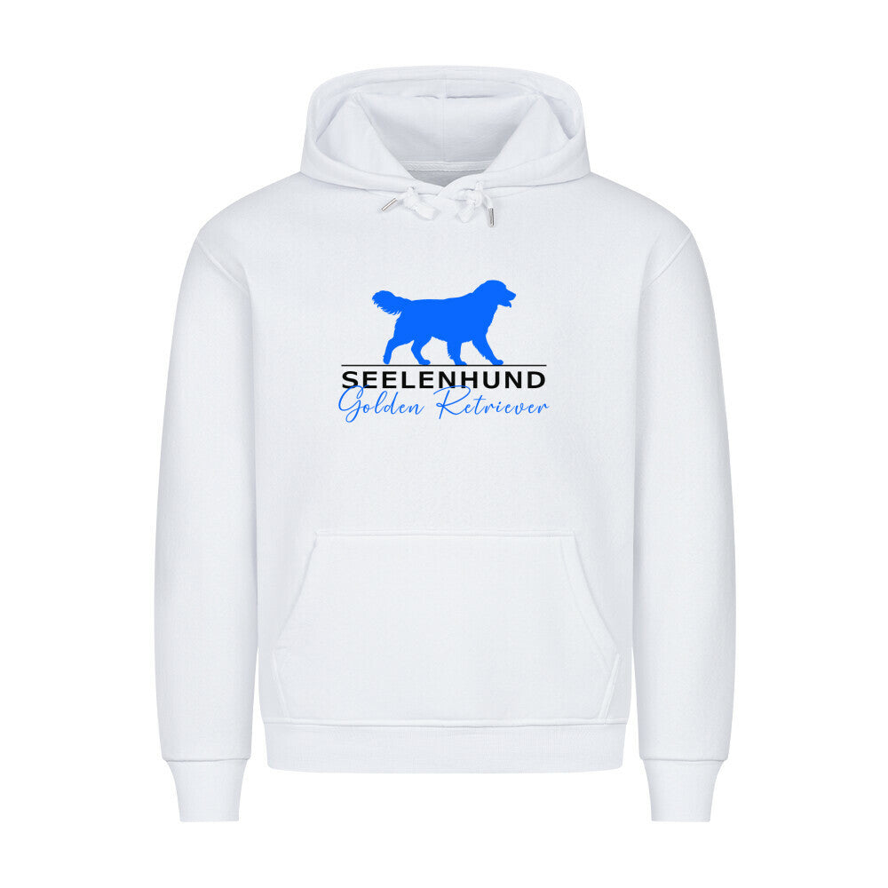 Premium Hoodie "Golden Retriever - Seelenhund" Weiß – hunde-shirt.de