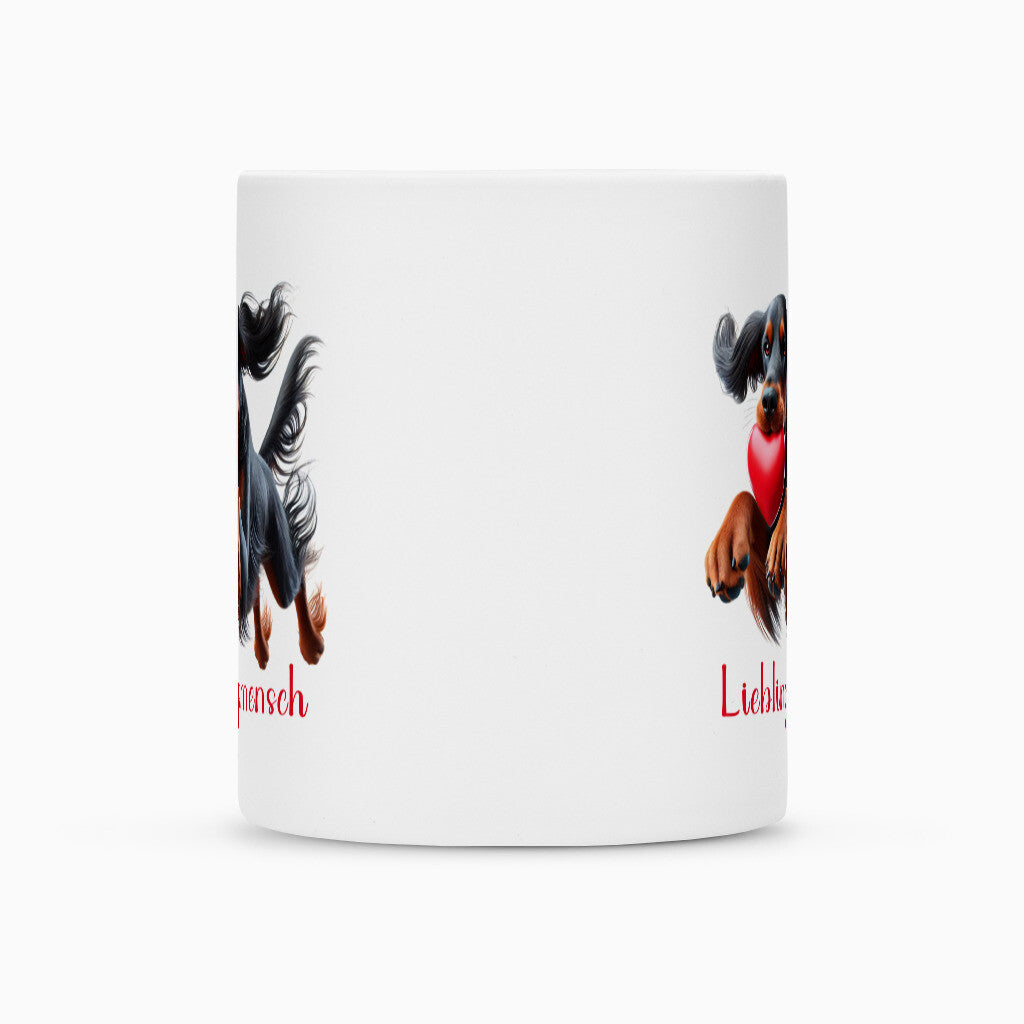Tasse "Gordon Setter - Lieblingsmensch" – hunde-shirt.de