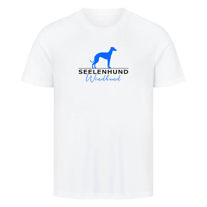 Premium T-Shirt "Windhund - Seelenhund" Weiß – hunde-shirt.de