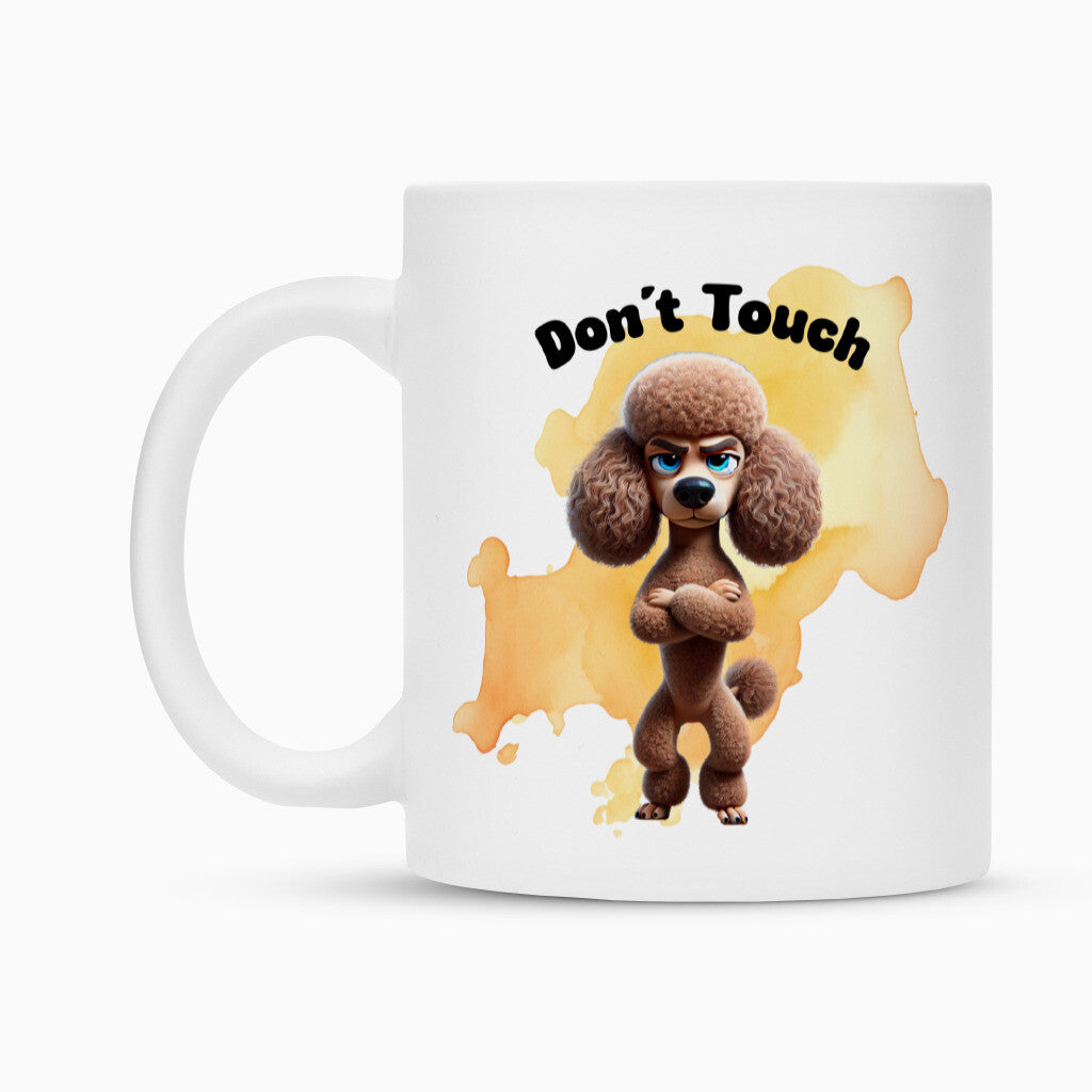 Tasse "Großpudel / Königspudel - Don´t touch" – hunde-shirt.de
