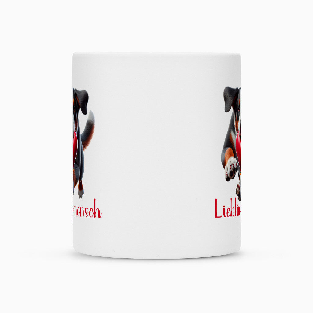 Tasse "Großer Schweizer - Lieblingsmensch" – hunde-shirt.de