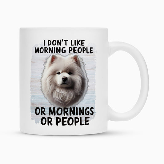 Tasse "Großspitz - Morning People" Weiß – hunde-shirt.de