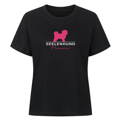 Premium Damen-Shirt "Havaneser - Seelenhund" Schwarz – hunde-shirt.de