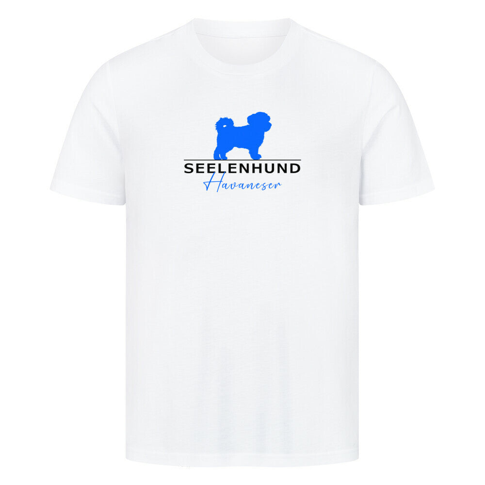 Premium T-Shirt "Havaneser - Seelenhund" Weiß – hunde-shirt.de