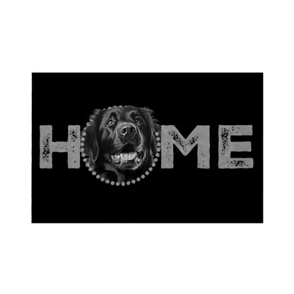Fußmatte "Hovawart - HOME-Edition" Weiß – hunde-shirt.de