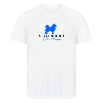 Premium T-Shirt "Islandhund - Seelenhund" Weiß – hunde-shirt.de