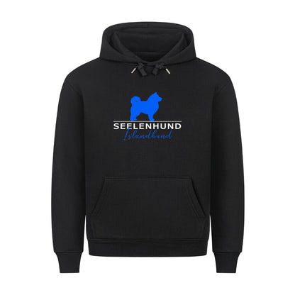 Premium Hoodie "Islandhund - Seelenhund" Schwarz – hunde-shirt.de