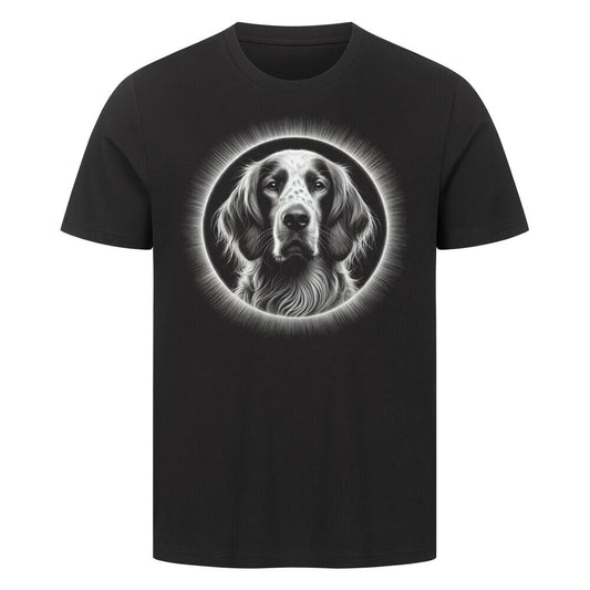 Premium T-Shirt "Irish Red & White - Star" Schwarz – hunde-shirt.de