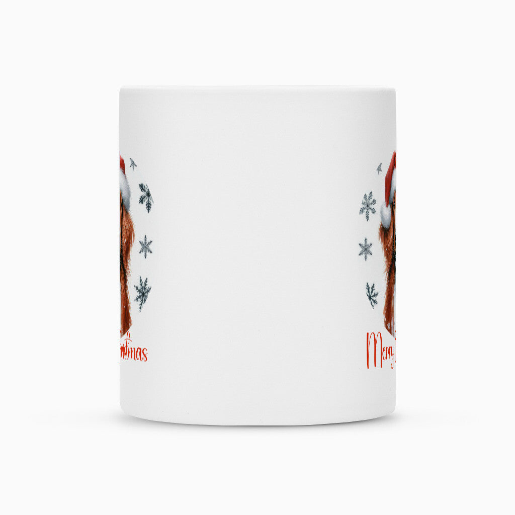 Tasse "Irish Red & White - Merry Christmas" – hunde-shirt.de