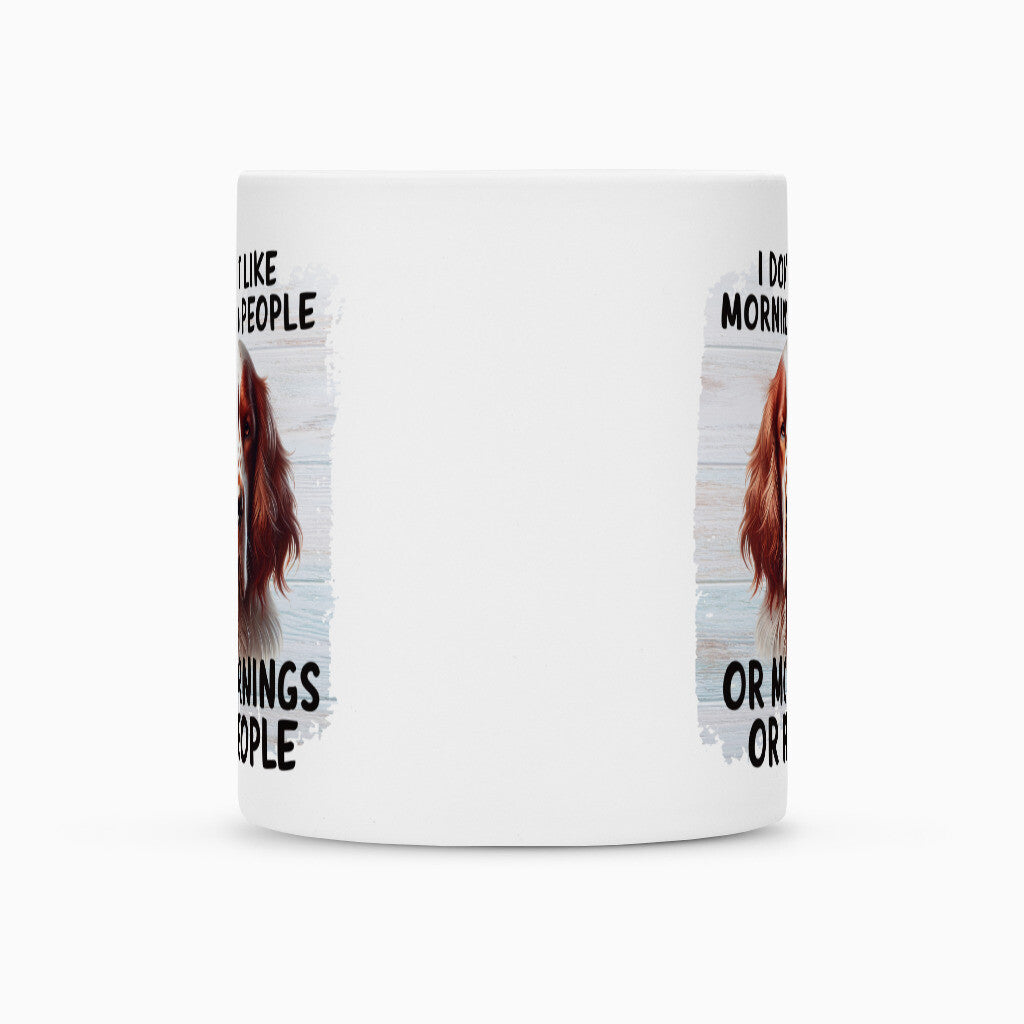 Tasse "Irish Red & White - Morning People" – hunde-shirt.de