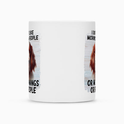 Tasse "Irish Red & White - Morning People" – hunde-shirt.de