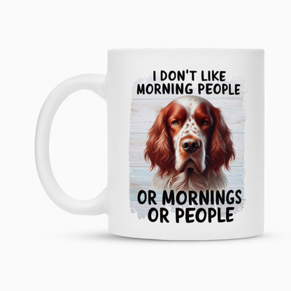Tasse "Irish Red & White - Morning People" – hunde-shirt.de