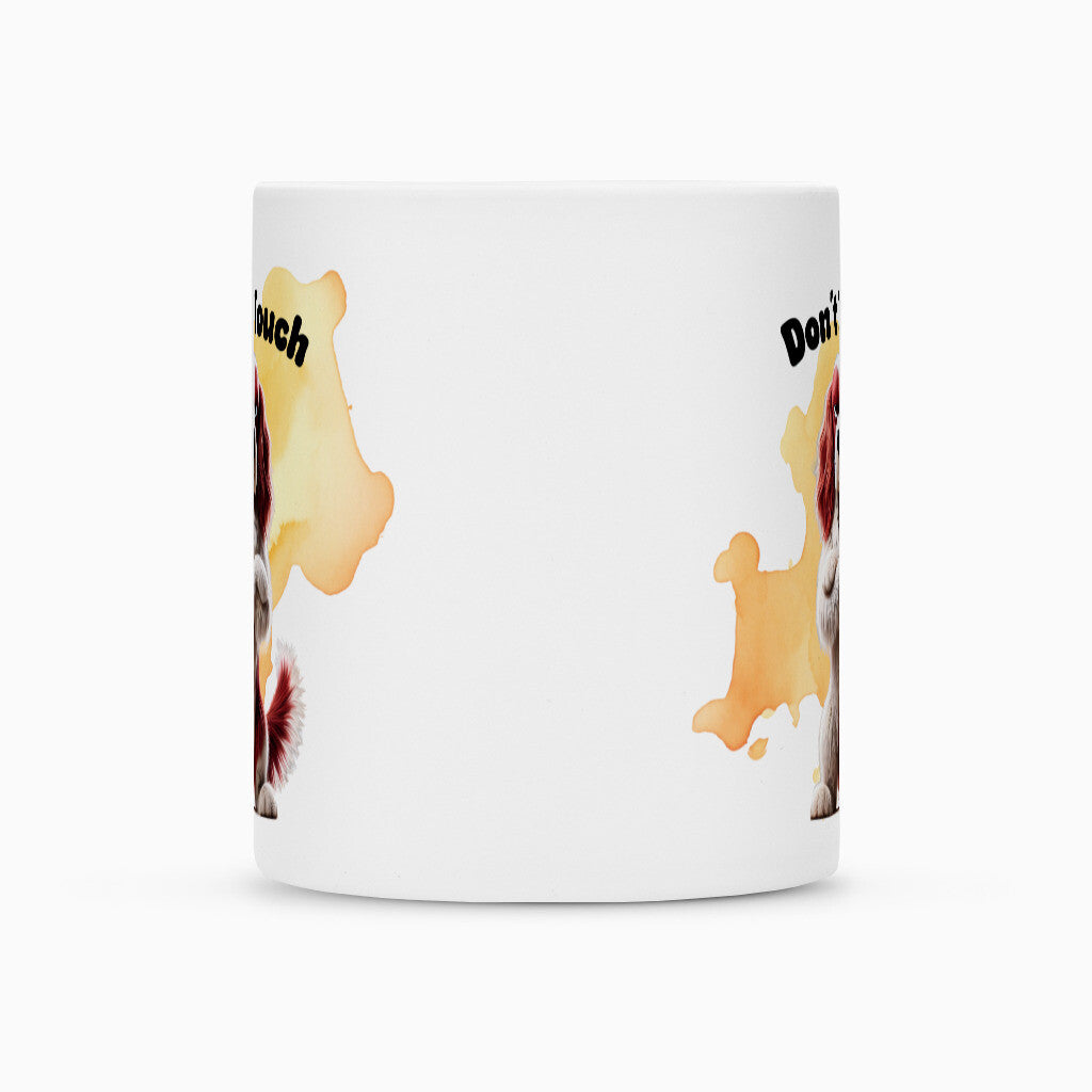Tasse "Irish Red & White - Don´t touch" – hunde-shirt.de