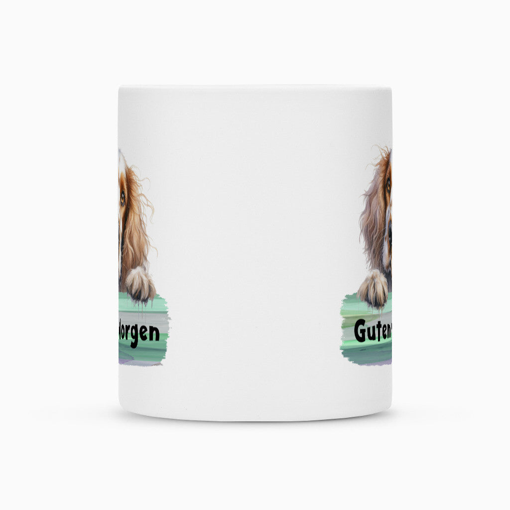 Tasse "Irish Red & White - Guten Morgen" – hunde-shirt.de