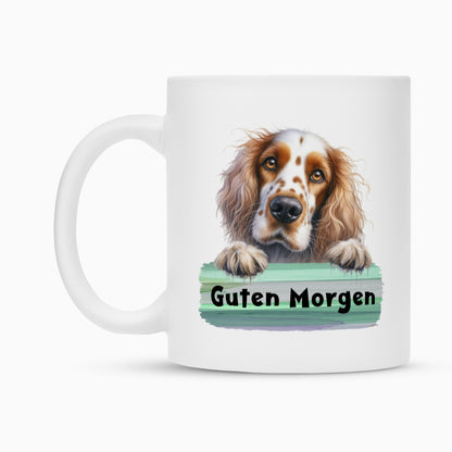 Tasse "Irish Red & White - Guten Morgen" – hunde-shirt.de