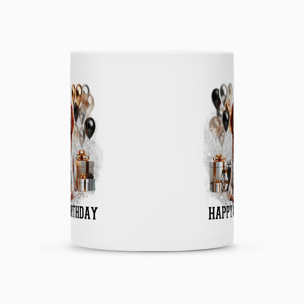 Tasse "Irish Red & White - Happy Birthday" – hunde-shirt.de