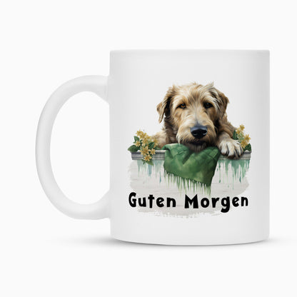 Tasse "Irischer Wolfshund - Guten Morgen" – hunde-shirt.de