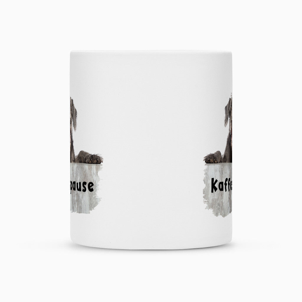 Tasse "Irischer Wolfshund - Kaffeepause" – hunde-shirt.de