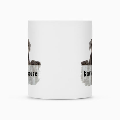 Tasse "Irischer Wolfshund - Kaffeepause" – hunde-shirt.de