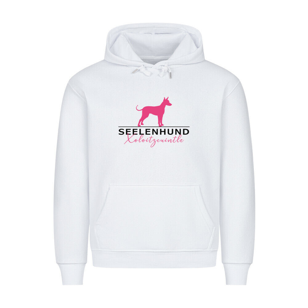 Premium Hoodie "Xolo - Seelenhund" Weiß – hunde-shirt.de