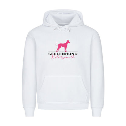 Premium Hoodie "Xolo - Seelenhund" Weiß – hunde-shirt.de