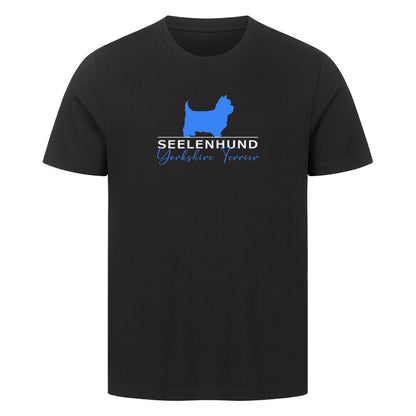 Premium T-Shirt "Yorkshire Terrier - Seelenhund" Schwarz – hunde-shirt.de
