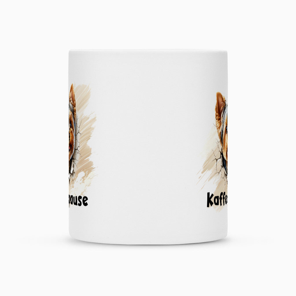Tasse "Yorkshire Terrier - Kaffeepause" – hunde-shirt.de