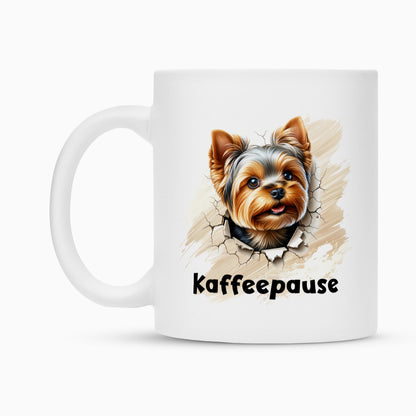 Tasse "Yorkshire Terrier - Kaffeepause" – hunde-shirt.de