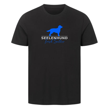 Premium T-Shirt "Irish Setter - Seelenhund" Schwarz – hunde-shirt.de