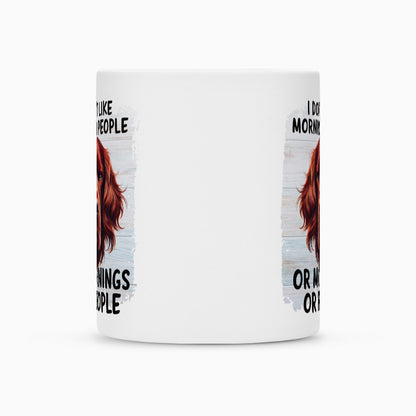 Tasse "Irish Setter - Morning People" – hunde-shirt.de