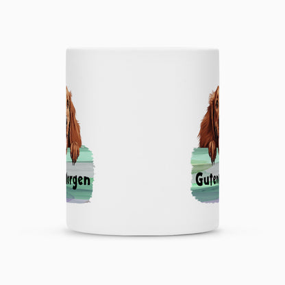 Tasse "Irish Setter - Guten Morgen" – hunde-shirt.de