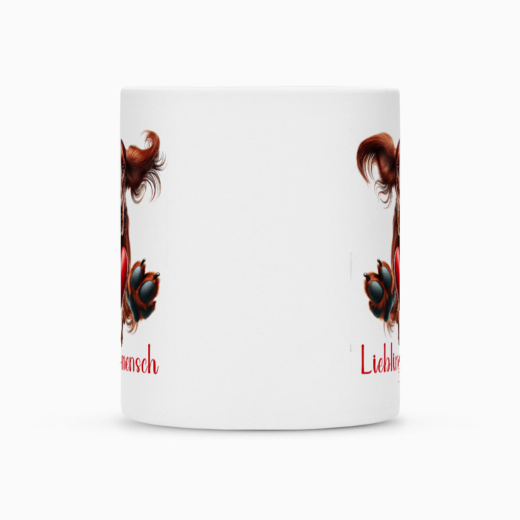 Tasse "Irish Setter - Lieblingsmensch" – hunde-shirt.de