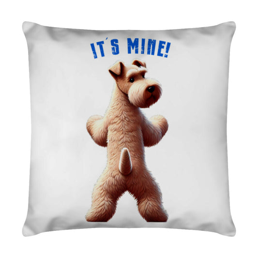 Kissen "Irish Terrier - It´s mine" Weiß – hunde-shirt.de