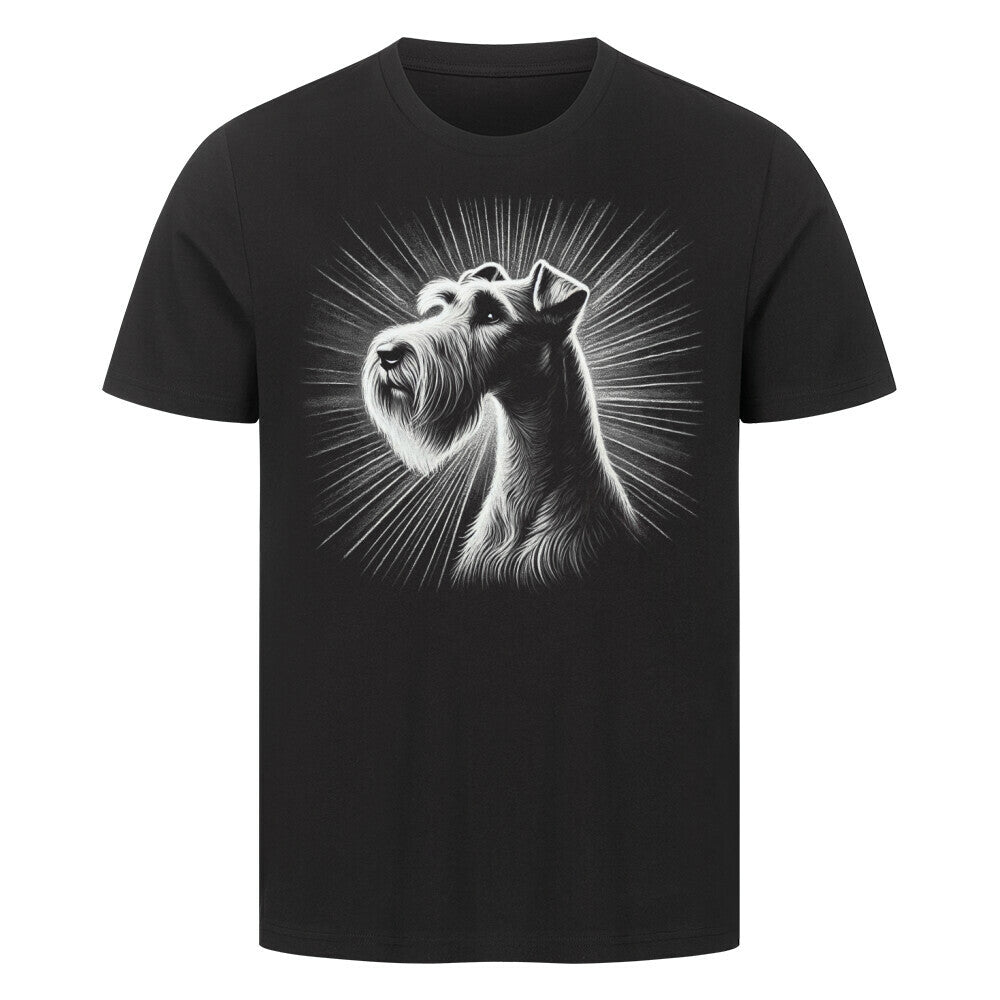 Premium T-Shirt "Irish Terrier - Shine" Schwarz – hunde-shirt.de